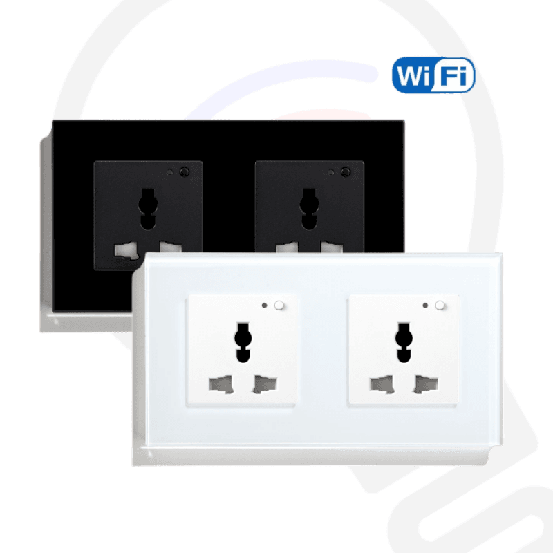 Tuya Double Wall Wifi Socket Type 1