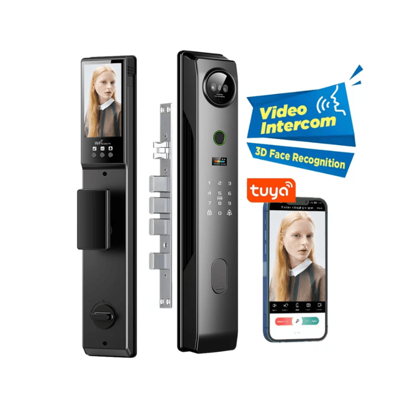 Mos-P303 | 3D Facial Recognition Tuya Lock