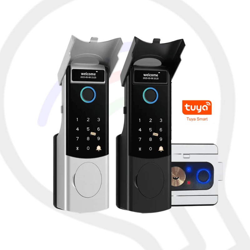 GDS01|Tuya Smart Outdoor Waterproof Fingerprint Biometric Gate/Rim Lock