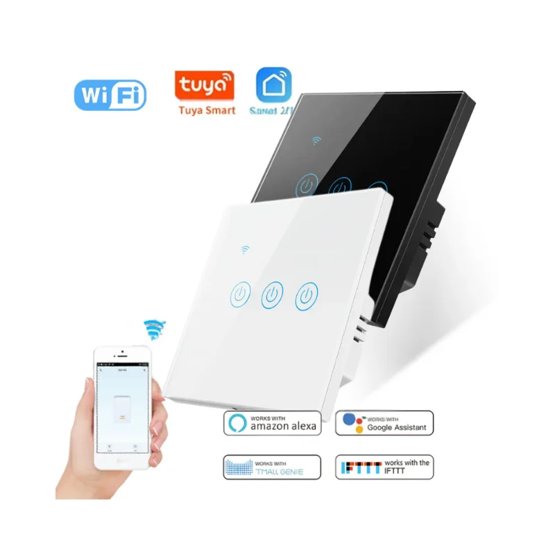 Three Gang Smart Tuya WiFi Smart Switch Ds103
