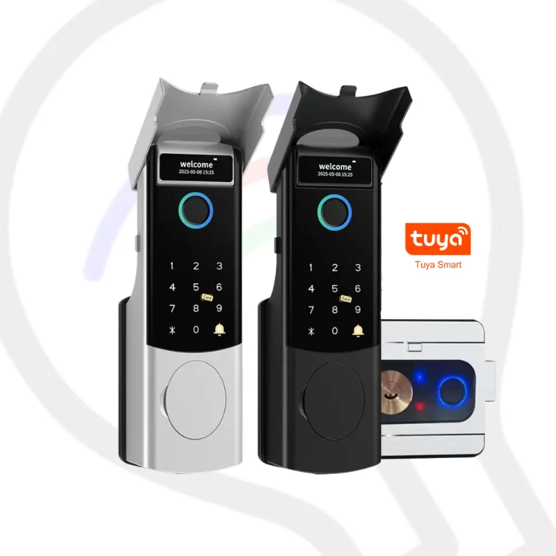GDS01|Tuya Smart Outdoor Waterproof Fingerprint Biometric Gate/Rim Lock