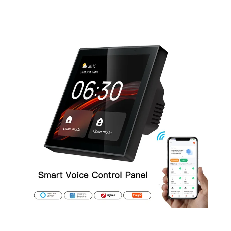 4 Inch Control Panel Built in Alexa Wifi Zigbee Gateway | TPP04