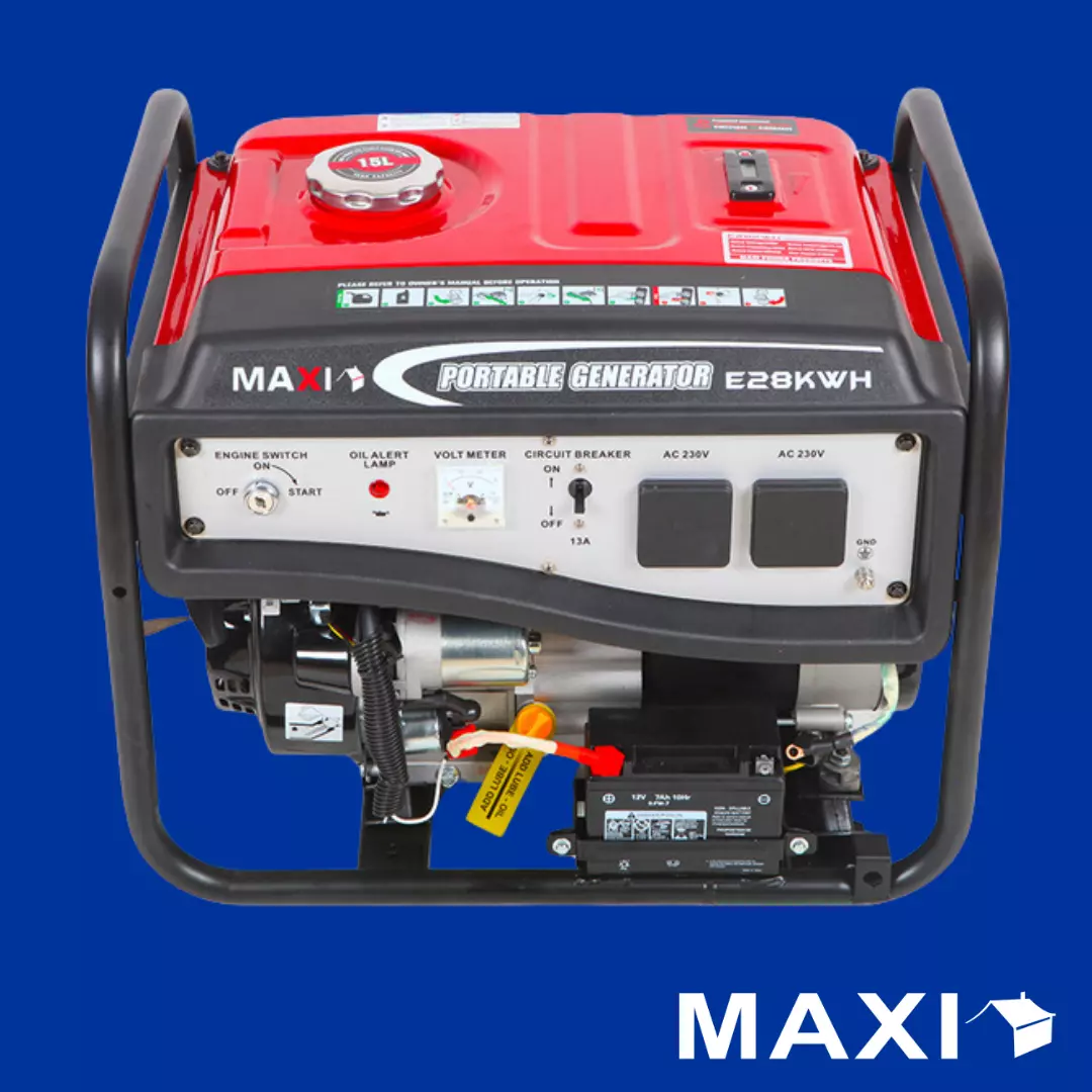 Maxi Generator 3.5kVa | 2.8kW | with Key & Wheels (E28KWH)