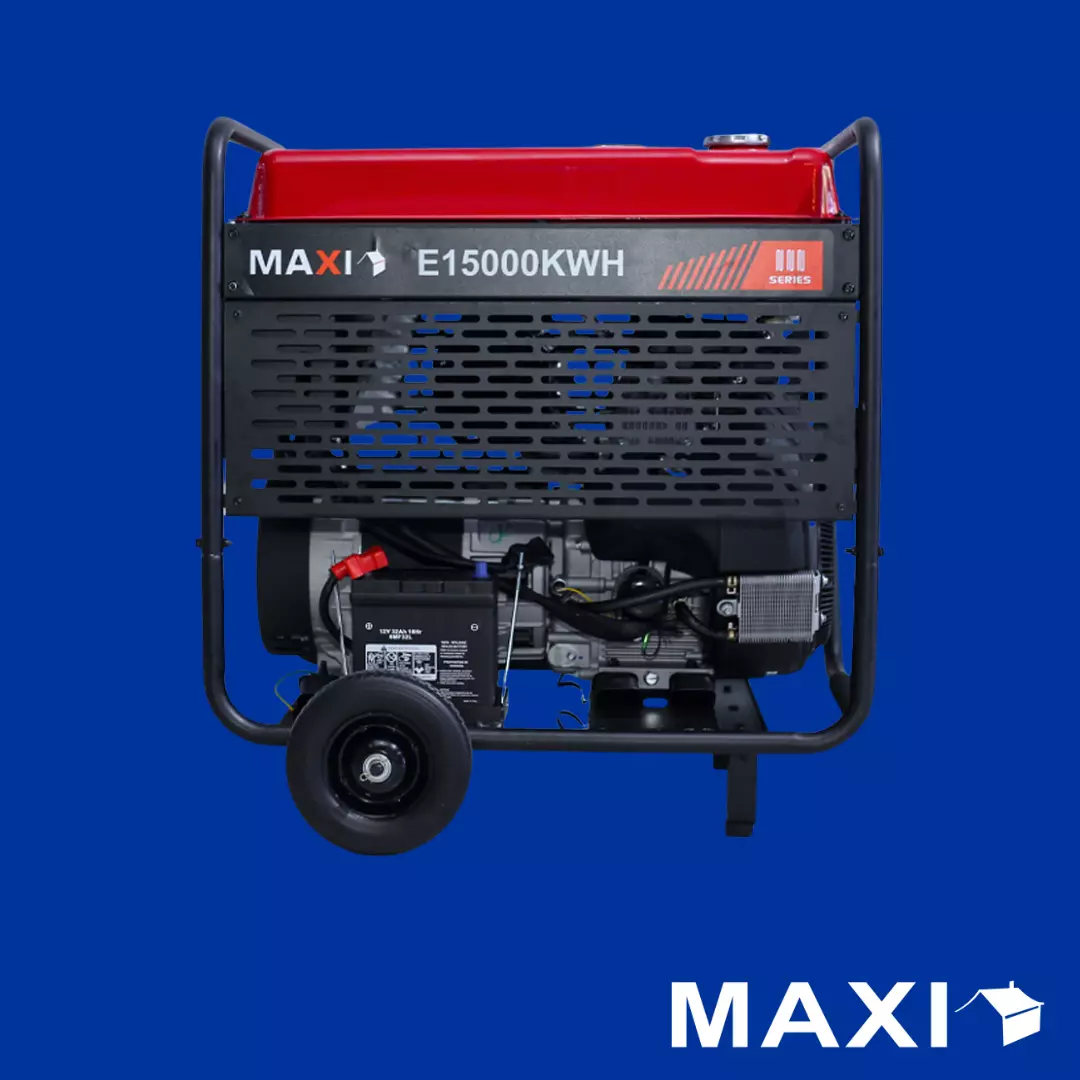 Maxi Generator 3-PHASE 18.75kVa | 15kW | with Key & Wheels (E15000KWH)