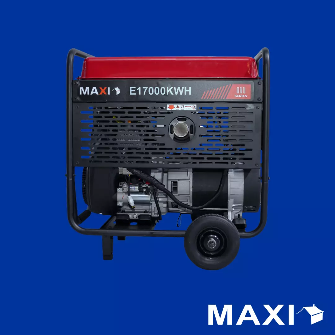Maxi Generator 3-PHASE 21.25kVa | 17kW | with Key & Wheels (E17000KWH)