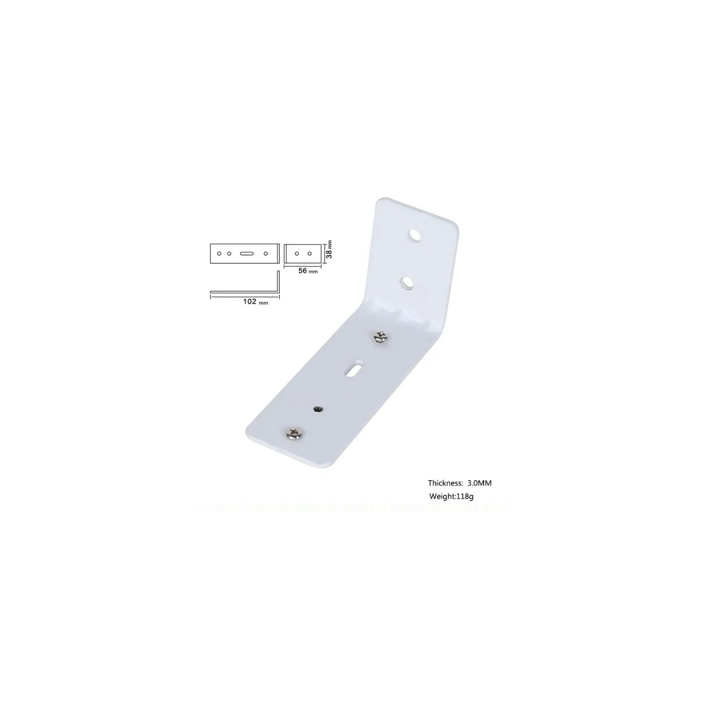 Wall Mount Bracket For Single Layer Automatic Electric Curtain Rail