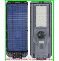 1200W All In One Solar Street Light with 4G EseeCloud App CCTV Camera