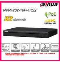 Dahua DHI-NVR4232-16P-4KS2 32 Channel 1U 16PoE 4K & H.265 Lite Network Video Recorder