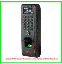 ZKTeco TF1700 Outdoor Fingerprint Access Control And Time Attendance