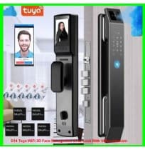 D14 Tuya WiFi 3D Face Recognition Door Lock With Video intercom