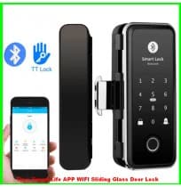 Tuya Smart Life APP WIFI Sliding Glass Door Lock with remote control