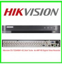 Hikvision DS-7224HQH1-K2 24ch Turbo 4k 4MP HD Digital Video Recorder