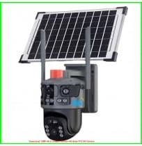 Eseecloud 12MP 4K 2 Lenses 3 Screen 4G Solar PTZ 4G Camera