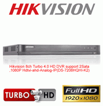 Hikvision 8ch Turbo 4.0 HD DVR 2Sata-DS-7208HQHI-K2