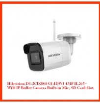 Hikvision DS-2CD2041G1-IDW1 4MP H.265+ WiFi IP Bullet Camera Built-in Mic, SD Card Slot