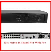 Elco vision 16 Channel Nvr With Poe