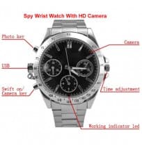 Spy Wrist Watch With HD Camera