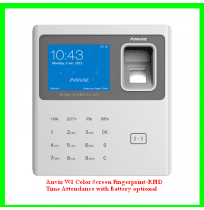 Anviz W1 Color Screen Fingerprint-RFID Time Attendance with Battery optional