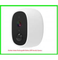 Outdoor-Indoor Rechargeable Battery WiFi Security Camera