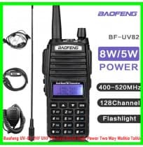 Baofeng UV-82 VHF UHF FM Dual Band High Power Two Way Walkie Talkie