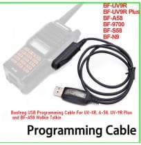 Baofeng USB Programming Cable For UV-XR, A-58, UV-9R Plus and BF-A58 Walkie Talkie