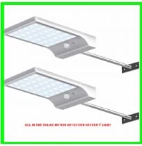 All in one solar motion detection security light